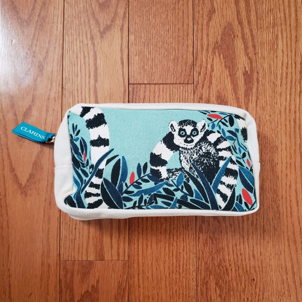 NEW canvas sloth Make up/Toiletry Bag Pouch